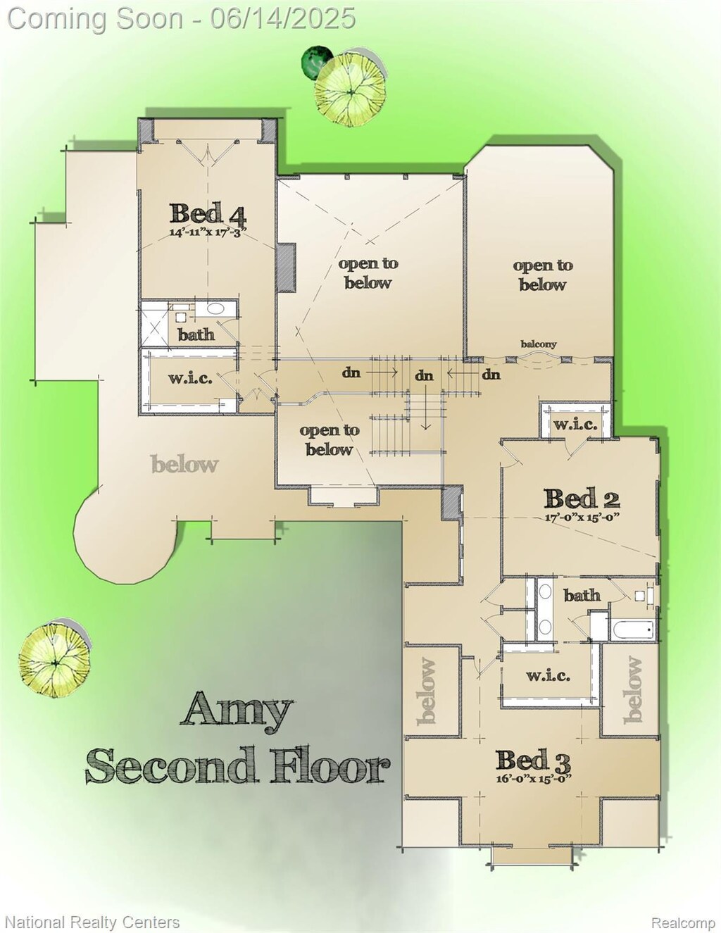 17014 Abby Cir, Northville, MI 48168 - view of property floor plan