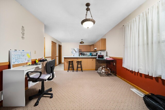10765 Northland Dr, Big Rapids, MI 49307 - office area featuring light carpet