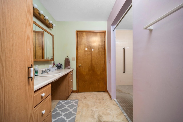 10765 Northland Dr, Big Rapids, MI 49307 - bathroom with vanity and tiled shower