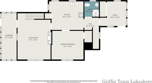 1194 Beach Dr, Holland, MI 49423 - view of room layout