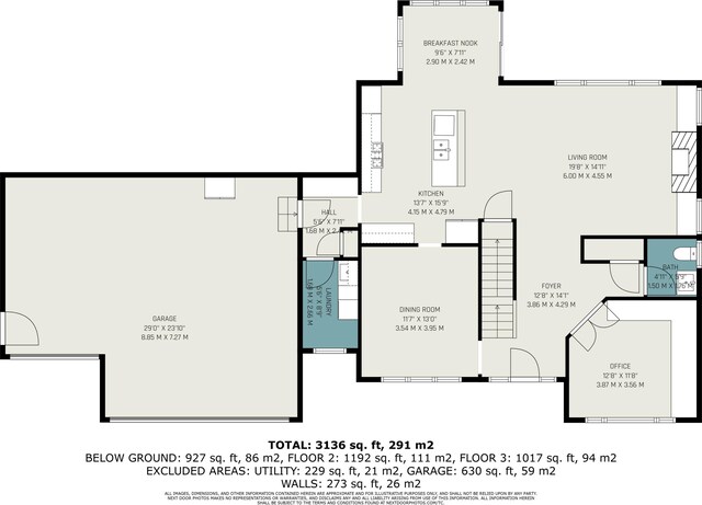 7990 Hemel Ln, Richland, MI 49083 - view of home floor plan