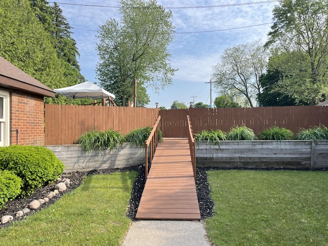 261 W Main St, Hart, MI 49420 - view of fenced backyard