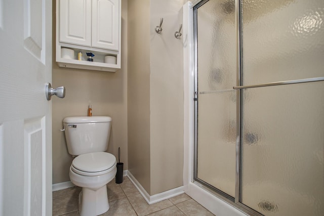 17872 Victors Ln, Marshall, MI 49068 - bathroom with a stall shower and tile patterned flooring