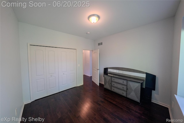 24986 Murray St, Harrison Township, MI 48045 - unfurnished bedroom with wood finished floors and a closet