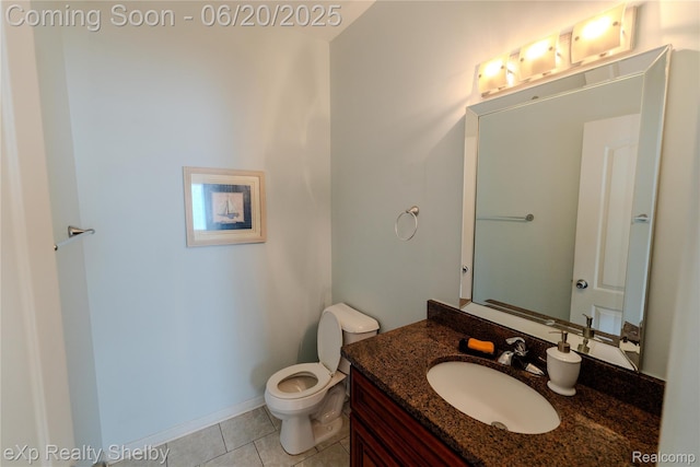 24986 Murray St, Harrison Township, MI 48045 - bathroom with vanity and tile patterned flooring