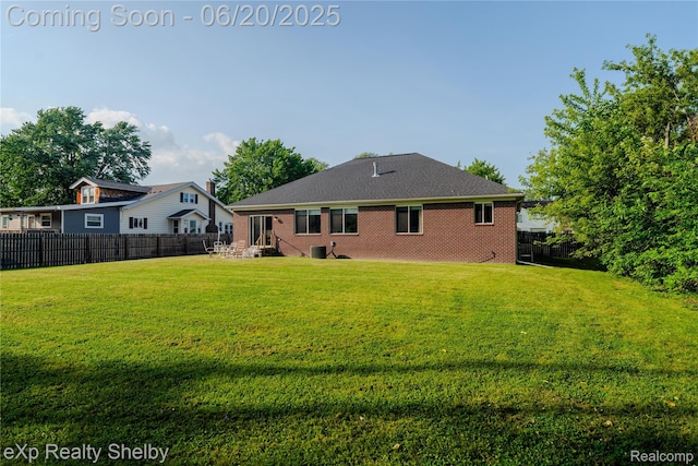 24986 Murray St, Harrison Township, MI 48045 - rear view of house with brick siding