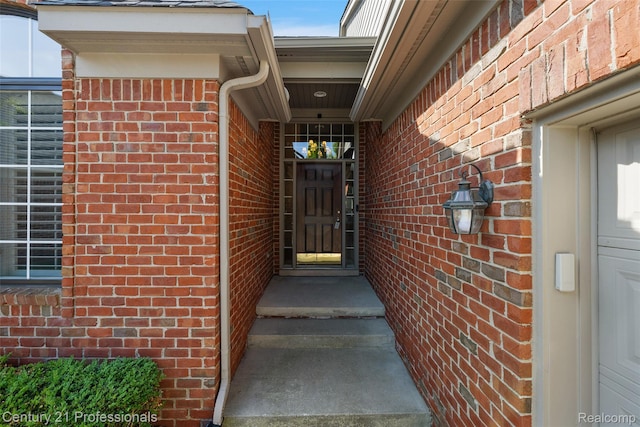 4013 Ardsley Ct, Clarkston, MI 48348 - view of exterior entry featuring brick siding