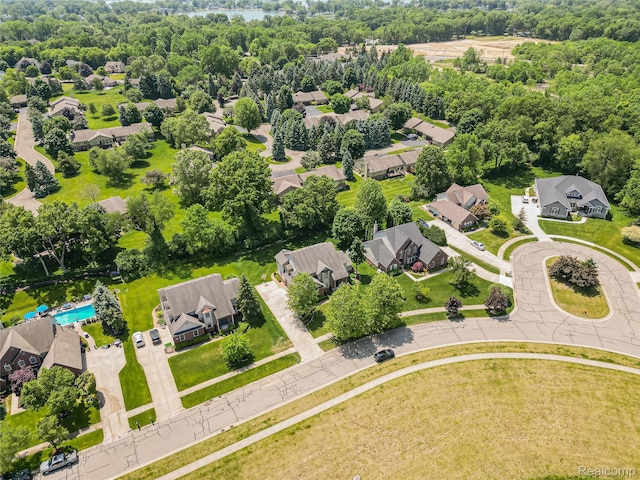 8595 Eastway Dr, White Lake, MI 48386 - aerial perspective of suburban area