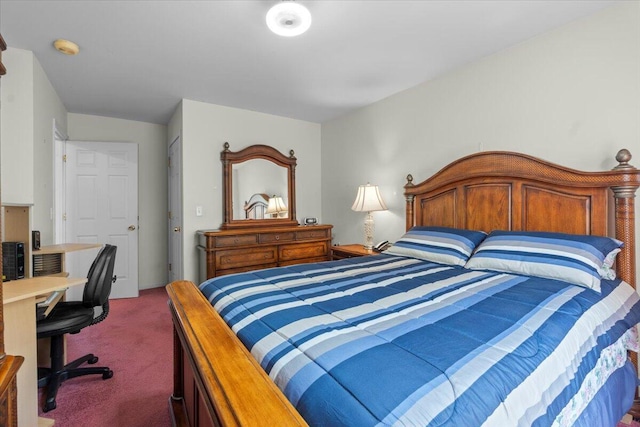 3059 Ailsa Craig, Ann Arbor, MI 48108 - bedroom with dark carpet and a desk