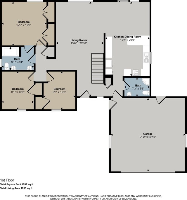 1579 Geddes Ave NW, Grand Rapids, MI 49534 - view of room layout