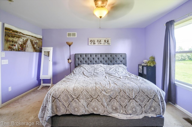 1484 E Baldwin Rd, Grand Blanc, MI 48439 - bedroom featuring carpet and ceiling fan