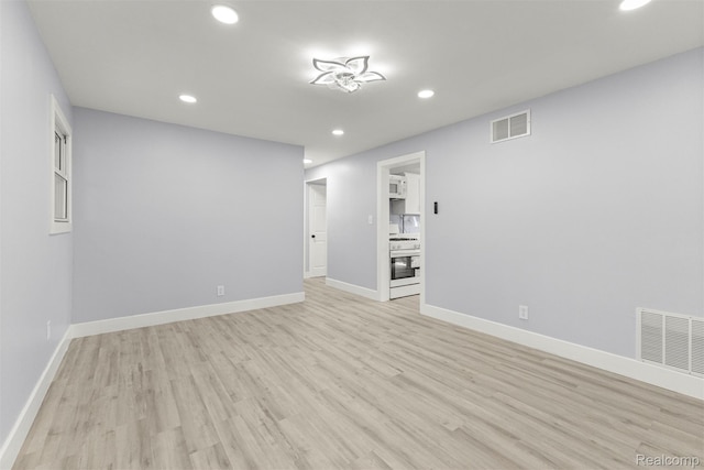 33420 Bentley Ct, Westland, MI 48186 - empty room featuring recessed lighting and light wood-type flooring