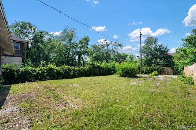 69 Massachusetts St, Highland Park, MI 48203 - view of yard