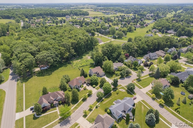 838 Stetson St, Tecumseh, MI 49286 - aerial view of residential area
