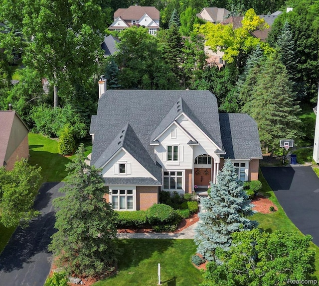 7304 Colchester Ln, West Bloomfield, MI 48322 - view from above of property