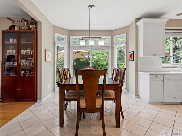 7304 Colchester Ln, West Bloomfield, MI 48322 - dining space with baseboards and light tile patterned floors