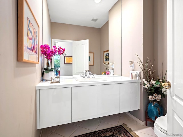 7304 Colchester Ln, West Bloomfield, MI 48322 - bathroom featuring vanity and tile patterned flooring