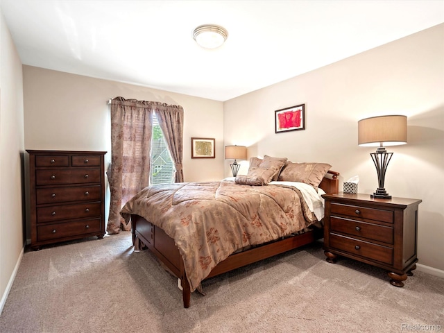 7304 Colchester Ln, West Bloomfield, MI 48322 - bedroom featuring light colored carpet and access to outside