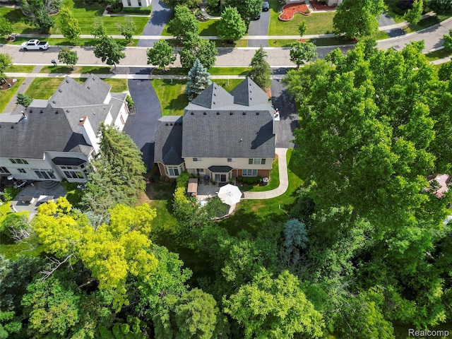 7304 Colchester Ln, West Bloomfield, MI 48322 - aerial perspective of suburban area