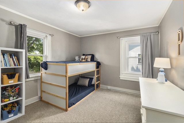 1248 Fisk Rd SE, Grand Rapids, MI 49506 - carpeted bedroom with crown molding and baseboards