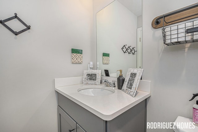 6678 S Square Ln, Rockford, MI 49341 - half bath featuring vanity and toilet