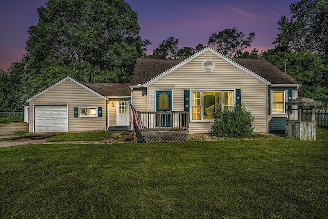 55146 M 51 N, Dowagiac, MI 49047 - view of front of property with driveway, roof with shingles, and a garage