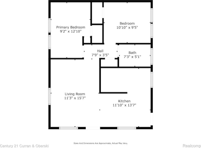 17295 Dora St, Melvindale, MI 48122 - view of property floor plan