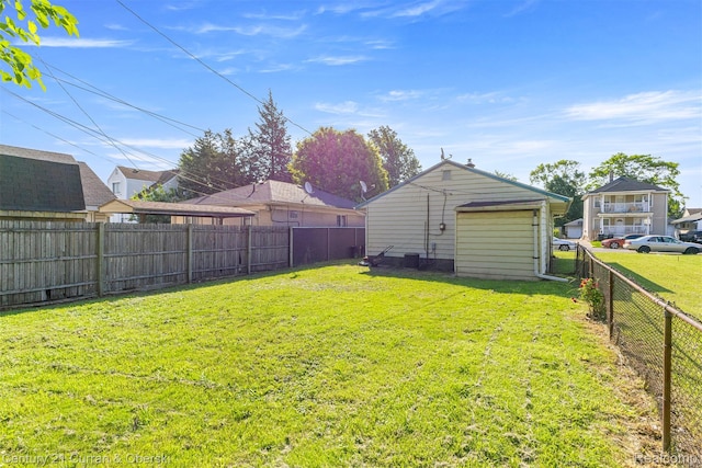 17295 Dora St, Melvindale, MI 48122 - view of fenced backyard