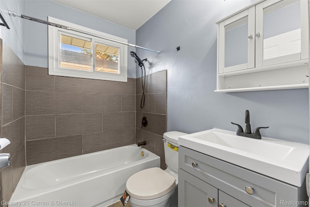 17295 Dora St, Melvindale, MI 48122 - bathroom featuring shower / bathtub combination and vanity
