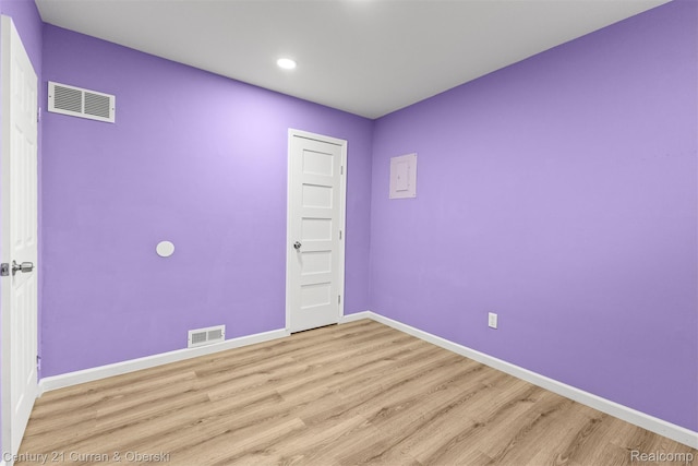 17295 Dora St, Melvindale, MI 48122 - spare room with light wood-style floors and recessed lighting