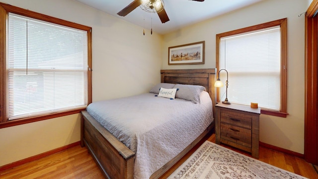 10 Covell Ave NW, Grand Rapids, MI 49504 - bedroom featuring light wood-style floors and ceiling fan