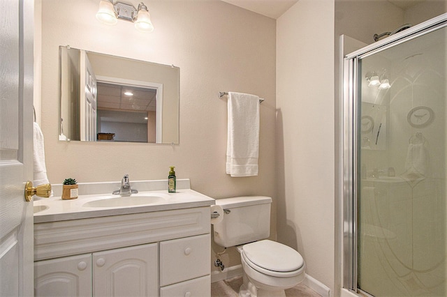 7853 Clydesdale Ave, Kalamazoo, MI 49009 - bathroom with vanity and a stall shower