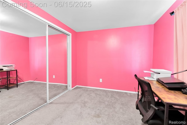 29464 Marshall St, Southfield, MI 48076 - home office with carpet floors and baseboards