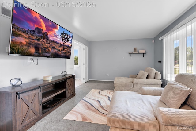 29464 Marshall St, Southfield, MI 48076 - carpeted living area featuring baseboards