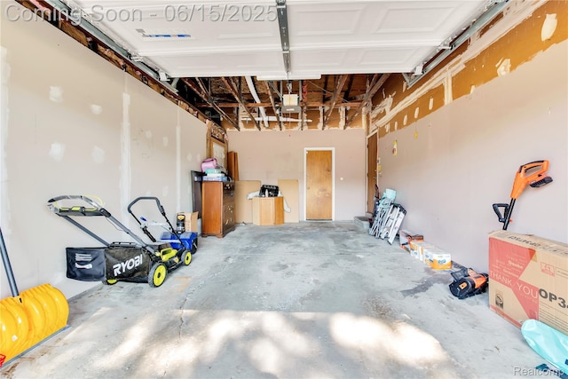 29464 Marshall St, Southfield, MI 48076 - garage featuring a garage door opener