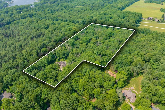 6916 Windsong Way, Kalamazoo, MI 49009 - view of property location featuring a forest and property boundaries highlighted