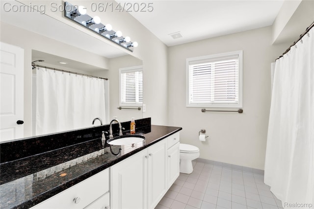 13563 Trotters Ln, Sterling Heights, MI 48313 - full bathroom with vanity and tile patterned floors