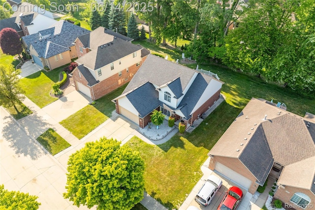 13563 Trotters Ln, Sterling Heights, MI 48313 - aerial view of residential area