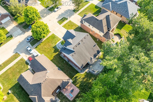 13563 Trotters Ln, Sterling Heights, MI 48313 - aerial perspective of suburban area