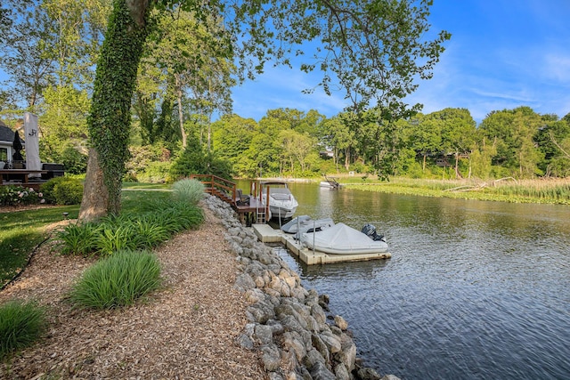 1415 Blackhawk Trl, Benton Harbor, MI 49022 - dock area featuring a water view