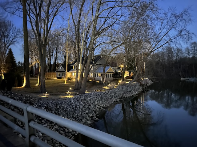 1415 Blackhawk Trl, Benton Harbor, MI 49022 - view of yard with a water view