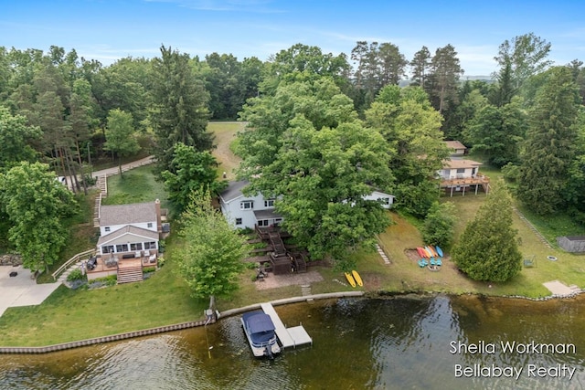 1725 Ottawa Trl, Hastings, MI 49058 - aerial view of property's location with a large body of water