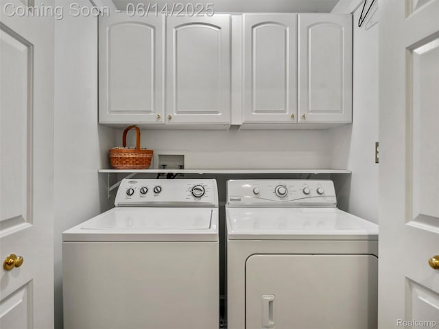 4960 Paula Ave, Clarkston, MI 48346 - laundry room featuring washer and dryer and cabinet space