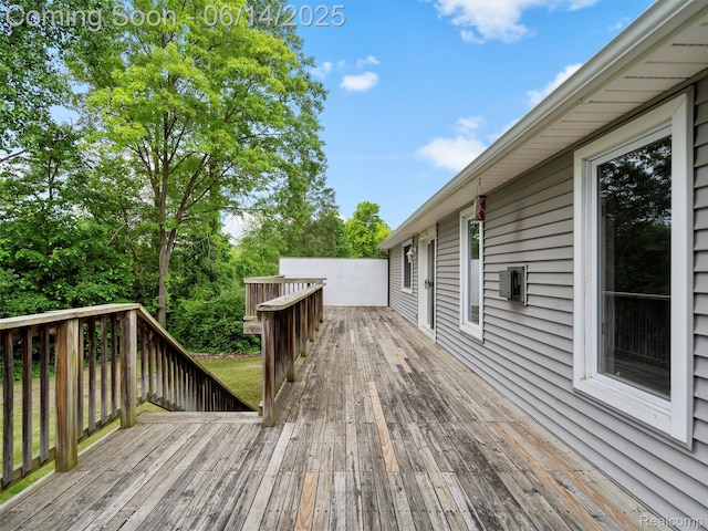 4960 Paula Ave, Clarkston, MI 48346 - view of wooden terrace
