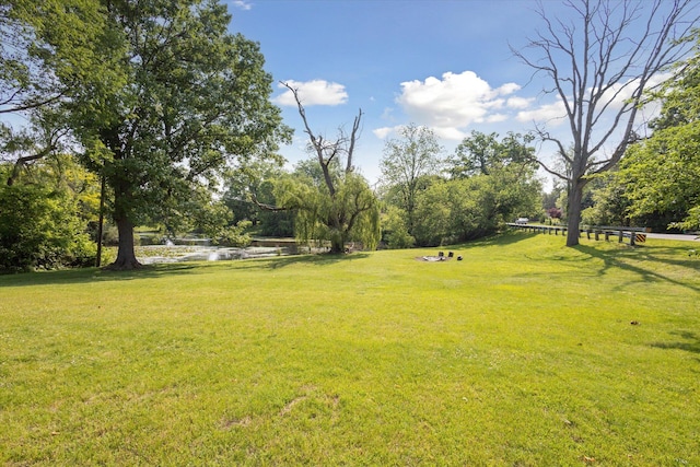 14747 A Dr N, Marshall, MI 49068 - view of green lawn featuring a water view