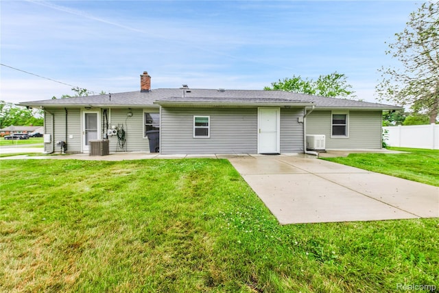 24710 Lathrup Blvd, Southfield, MI 48075 - rear view of property featuring a patio area and a chimney