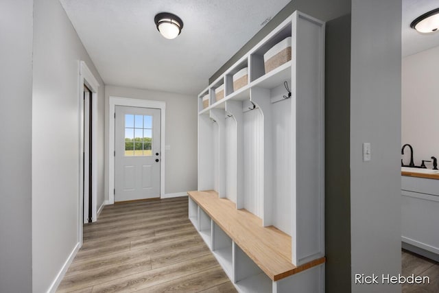 1153 S Edgar Rd, Mason, MI 48854 - mudroom featuring wood finished floors