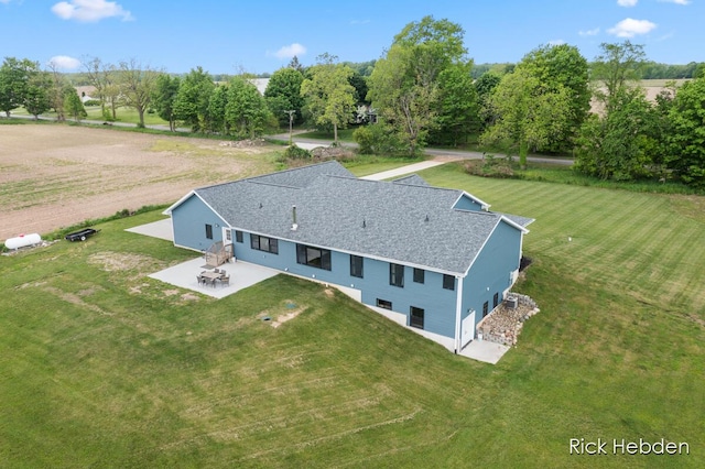 1153 S Edgar Rd, Mason, MI 48854 - view from above of property with a tree filled landscape