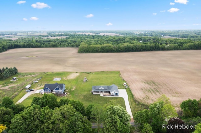 1153 S Edgar Rd, Mason, MI 48854 - aerial view of sparsely populated area