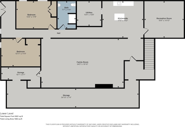 1153 S Edgar Rd, Mason, MI 48854 - view of property floor plan